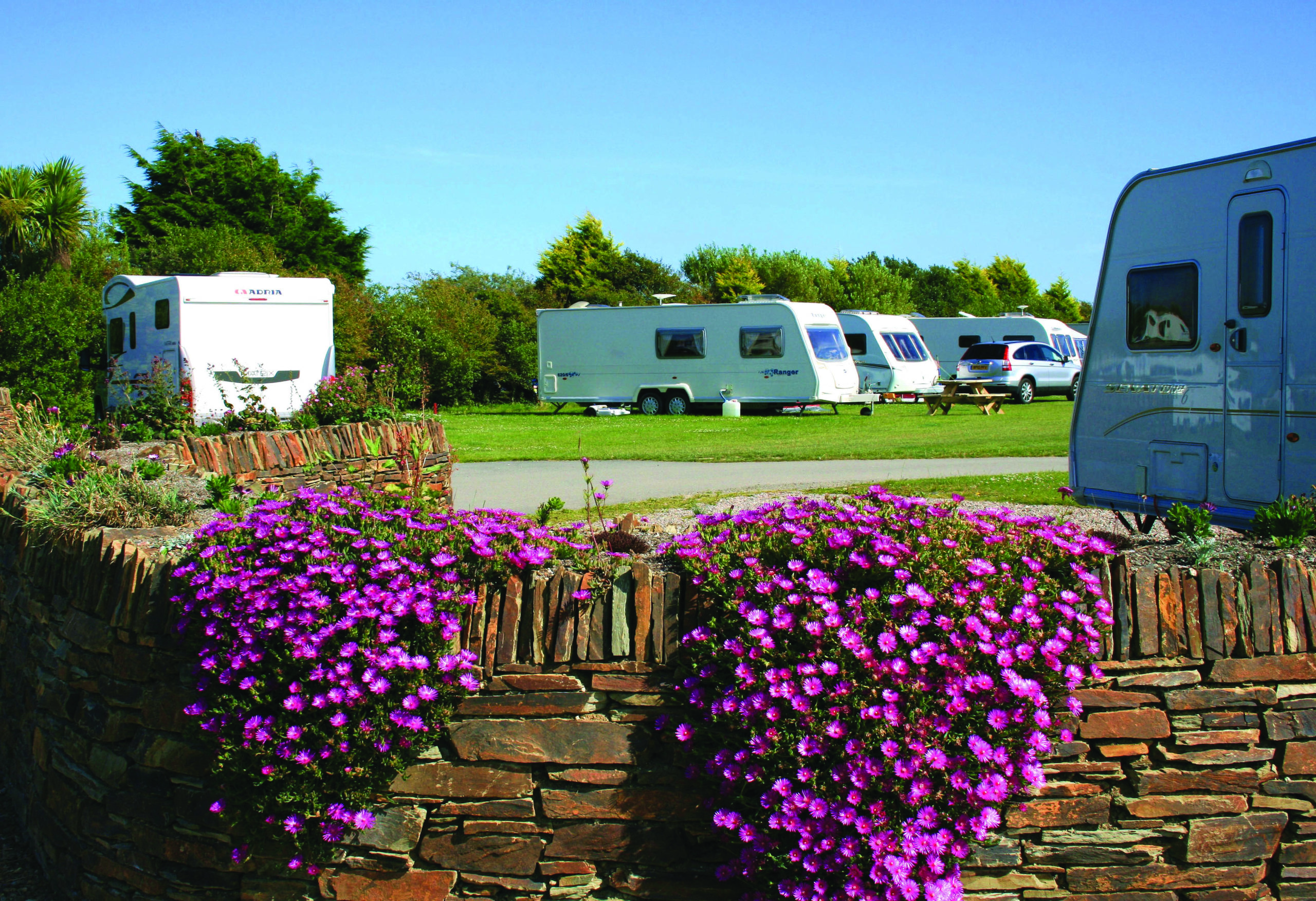 Padstow Touring Park Practical Caravan