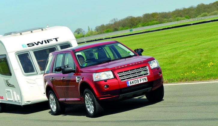 The Land Rover Freelander tow car test by Practical Caravan