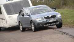 The Skoda Octavia 2.0 TDI Scout goes through the tow car test with Practical Caravan's expert team