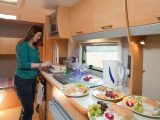 The kitchen has all the kit you need: 2009 Elddis Avanté Club 464 live-in test by Practical Caravan