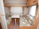 The bright and roomy rear lounge is ideal for kids during the day