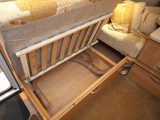 Sprung slats and front access are features of all the van’s bed boxes