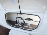 'A gas-assisted strut lifts the gas locker’s lid right out of the way,' say Practical Caravan's experts when reviewing the 2010 Swift Challenger 480