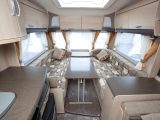 Headroom in the lounge drops to around 1.85m in the 2010 Sterling Eccles Moonstone reviewed by Practical Caravan's experts
