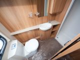 Washroom in the 2011 Swift Conqueror 645 review by the experts at Practical Caravan