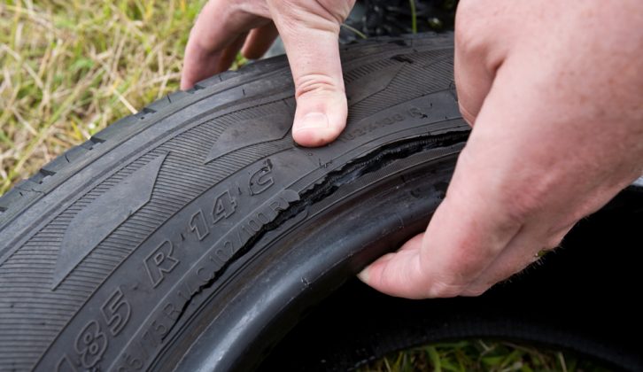 Has your motor mover damaged your tourer's tyres?