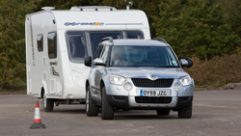 The expert team at Practical Caravan reviews Skoda's Yeti 2.0 TDI 140bhp 4x4 Elegance and puts it through the tow car test