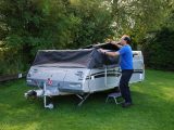 Pennine Quartz 4 is a lightweight convertible caravan for couples and here's Practical Caravan's expert verdict on this new-style folding caravan