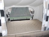 There's a king-size bed in the Pennine Quartz 4 convertible caravan for couples, here's Practical Caravan's expert review