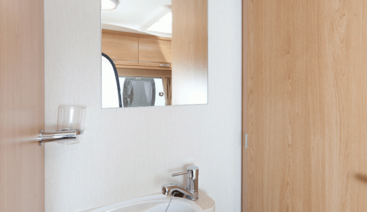 The washroom is bright and has a good-sized shower – read Practical Caravan's expert verdict on the Lunar Quasar 534, with full spec, prices and rival caravans