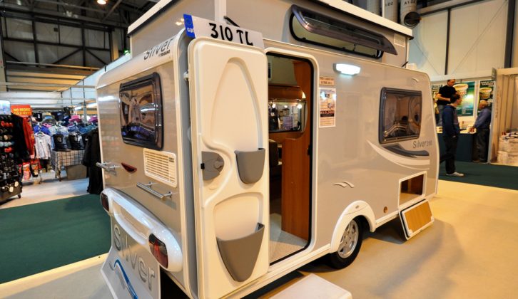 The Silver 310TL pop-top caravanshould appeal to those with restricted storage at home, says Practical Caravan