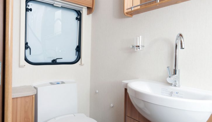 2012 Lunar Lexon 420 washroom – read Practical Caravan's expert reviewers' verdict, full specs and prices