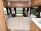 Read Practical Caravan's expert verdict on the bed in the 2012 Lunar Lexon 420