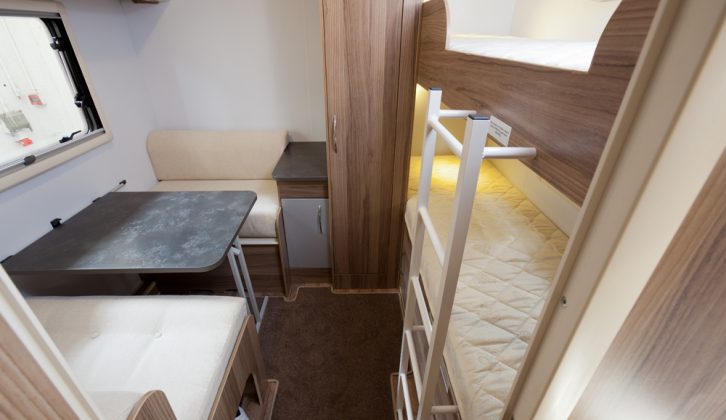 The rear of the van in Tranquility has plenty of room for children's kit