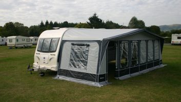 The Inaca Siena 250 is an affordable full awning ideal for seasonal pitches