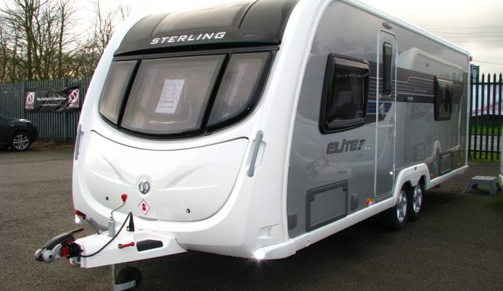 The 2013 Sterling Elite Searcher has bucketloads of showroom appeal