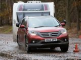 Honda's CR-V 2.2 i-DTEC EX hitched to a Swift Expression 514 for Practical Caravan's thorough tow car test