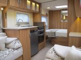 Lunar Clubman SI's floorplan has been maximised for kitchen worktop space