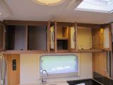 Lunar Clubman SI's kitchen lockers are divided into useful separate spaces