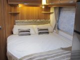 Rear bed of the 2013 Lunar Delta RS, reviewed by Practical Caravan