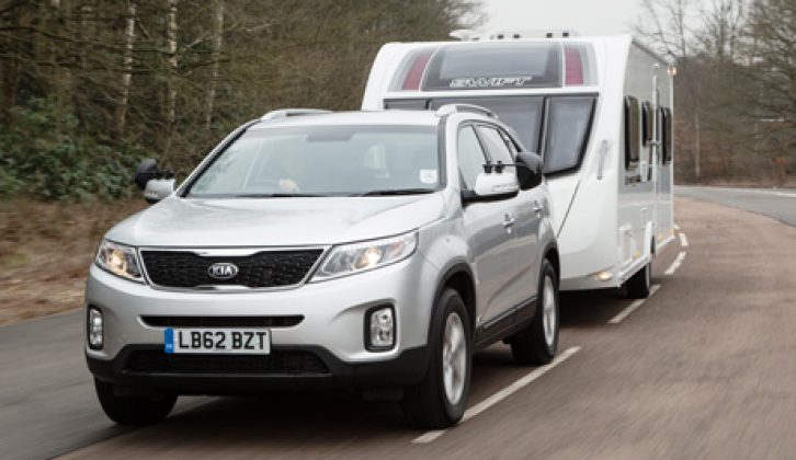 Practical Caravan's expert test team put the new Kia Sorento 2.2 CRDi KX-2 through its paces, towing a Swift Expression 586