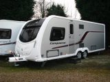 Exterior of the 2013 Swift Conqueror 645, reviewed by Practical Caravan