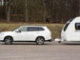 The Mitsubishi Outlander 2.2 DI-D GX5 auto gets put through its paces in Practical Caravan's tough tow car test