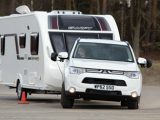 Towing a Swift Expression 554, the Mitsubishi Outlander 2.2 DI-D GX5 auto is put through its paces by Practical Caravan