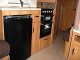 The Sprite Major 4's kitchen, as reviewed by Practical Caravan