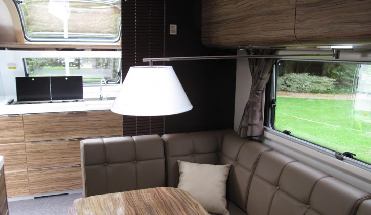 The interior of the Adria Astella Glam Edition certainly lives up to its name, say the experts at Practical Caravan
