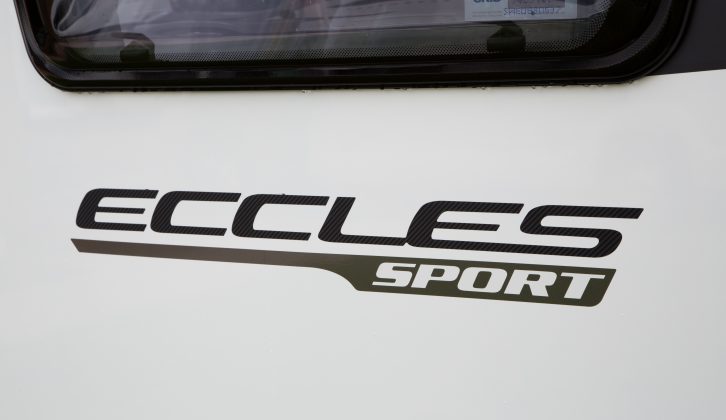 New graphite decals for the 2014 Sterling Eccles Sport range – get more with the expert Practical Caravan review