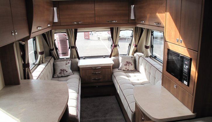The experts at Practical Caravan review the revised for 2014 Elddis Affinity 530
