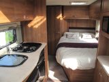 The 2014 Elddis Affinity 540 is a fixed bed four-berth, as the Practical Caravan review explains