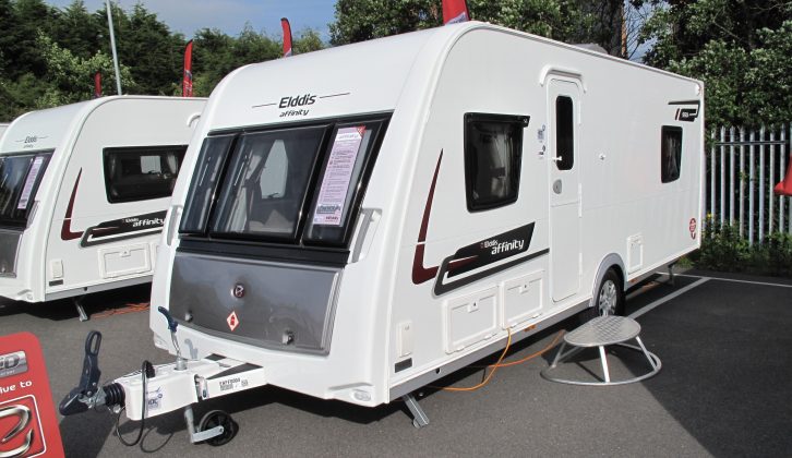 Practical Caravan reviews the new Elddis Affinity 550, a 2014 model, four-berth caravan