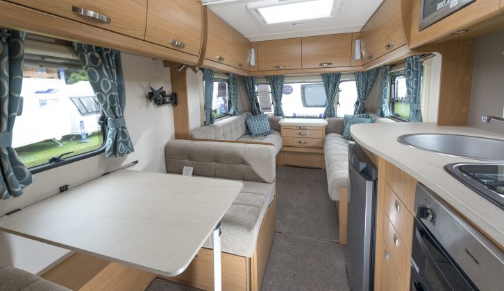 Inside the new for 2014 Compass Corona 576 by Elddis, with the expert review team from Practical Caravan magazine