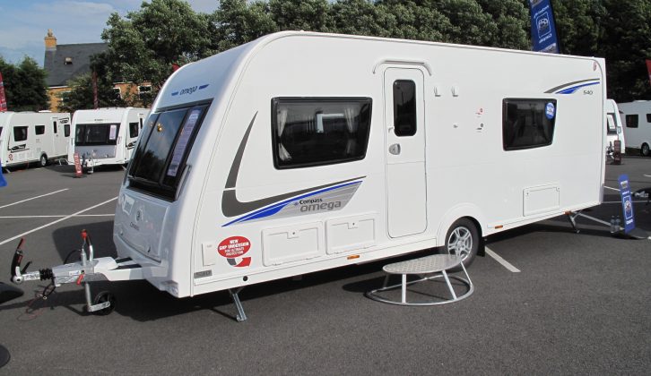 The professional test team at Practical Caravan reviews the 2014 Compass Omega range of caravans from Elddis
