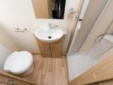 For an entry-level caravan, the Venus 500/4 comes with a surprisingly well-equipped washroom. It's well-sealed and looks really good too