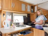 There is an unprecendented amount of storage below the sink and worktop