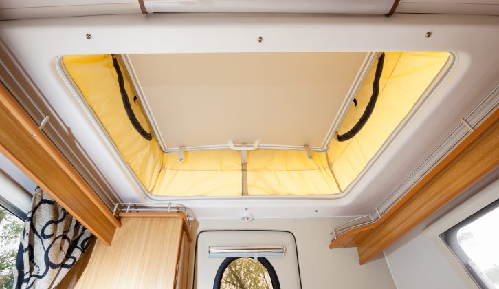 The pop-up top is ideal if you require a little more headroom