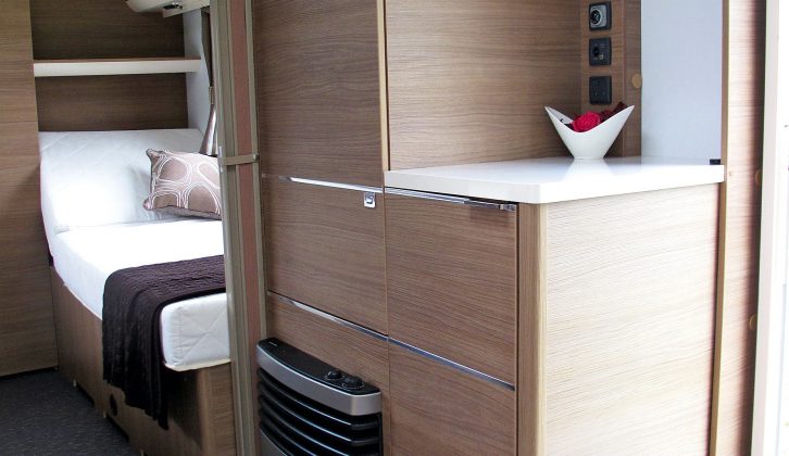 The Adora features a space heater rather than a concealed Combi unit