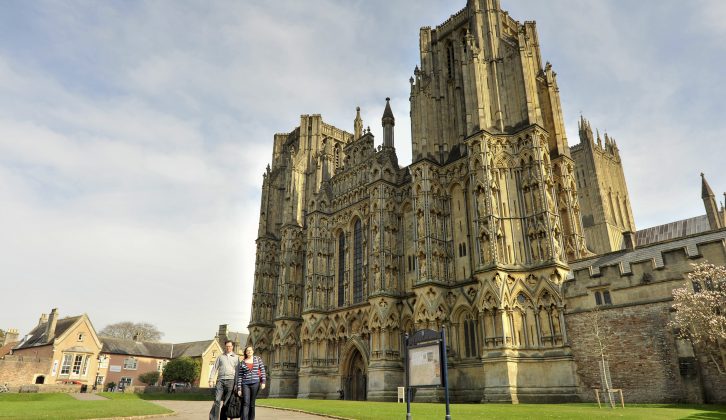 Wells is one of Somerset's top holiday sights, says Practical Caravan magazine