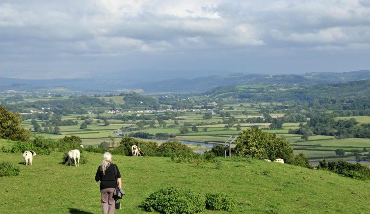 Practical Caravan's travel guide to South Wales – beautiful views, like this across the Towy Valley, are not in short supply