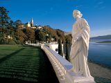 Visit Portmeirion, Sir John Clough Williams-Ellis's amazing fantasy village full of visual tricks and architectural delights, on your holidays in North Wales
