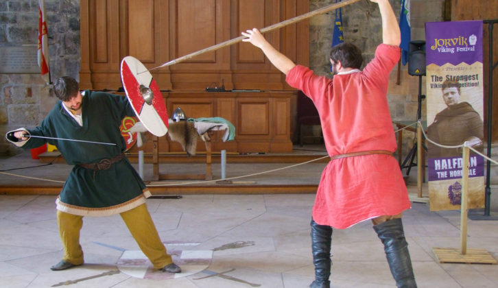 Jorvik Viking Festival, held annually in York to celebrate the city's Viking heritage