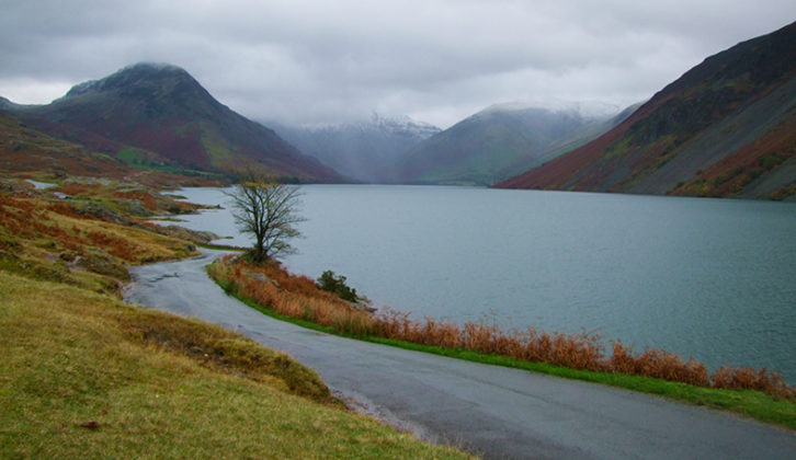 Many roads in the Lake District are narrow and care should be taken when towing a caravan
