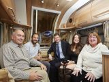 Practical Caravan reader Shelley Kettle went to the NEC show in October for the ceremonial handing over of the keys to her new Bailey Pegasus GT65 Rimini