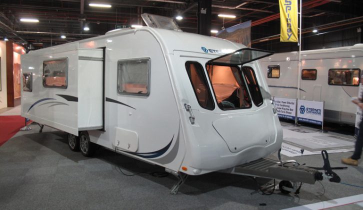 One of the original Eterniti Caravans prototypes launched at the 2012 Manchester show to great excitement