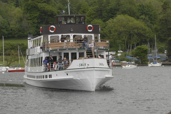 Enjoy a scenic boat trip on the famous Lake Windermere, the largest natural lake in England, on your caravan holiday in the Lake District