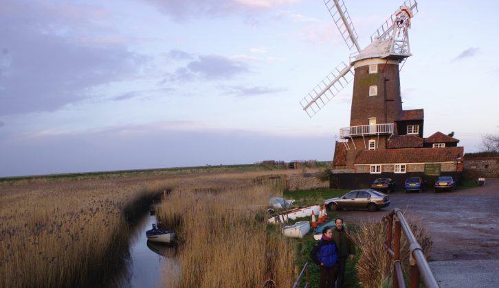 The dramatic landscape in the Norfolk Broads was created using drainage windmills, although some like Cley Windmill were used to mill grain