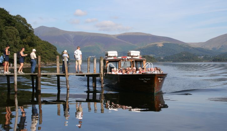 For caravan holidays in the Lake District read Practical Caravan's travel guide and enjoy boat rides on the three-mile long Derwentwater when staying in nearby Keswick